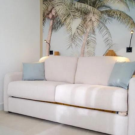 T2 Renove Premium - Parking Prive - Clim - 300 M Plage - Wifi - Balcon * סן-מקסים
